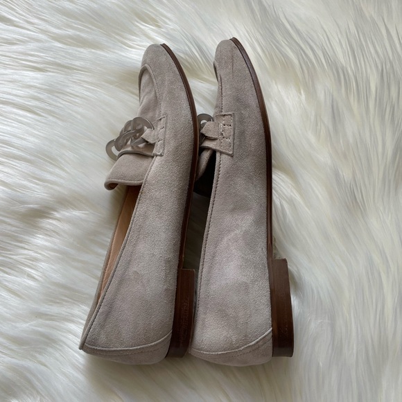 J CREW Suede Charlie Women Loafers In Light Grey Size 6 - Picture 5 of 10